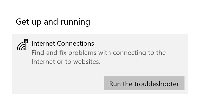 Internet Connection Troubleshooter4